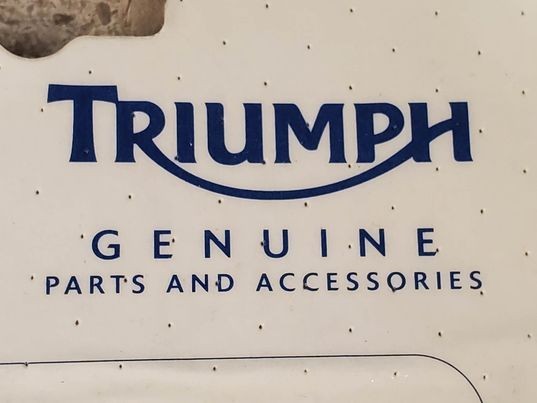 NEW HARD TO FIND OEM GENUINE TRIUMPH CHROME CHAIN GUARD A9738035 / T2057373 NOS