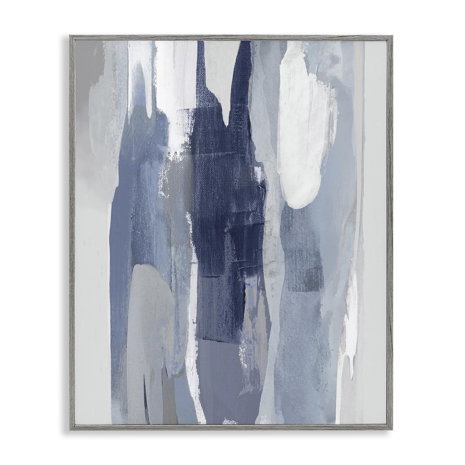 Stupell Industries Layers of Blue and Abstract Movements, Designed by Jackie ...
