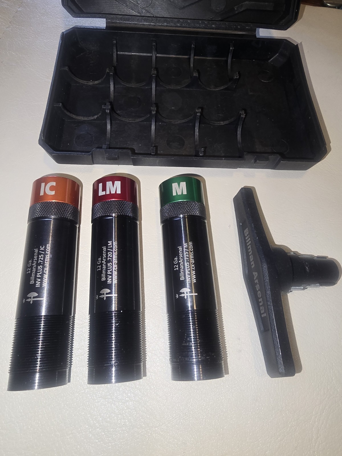 BillmanArsenal Browning Invector Plus Extended Choke Tube Set 12GA IC/LM/M Steel