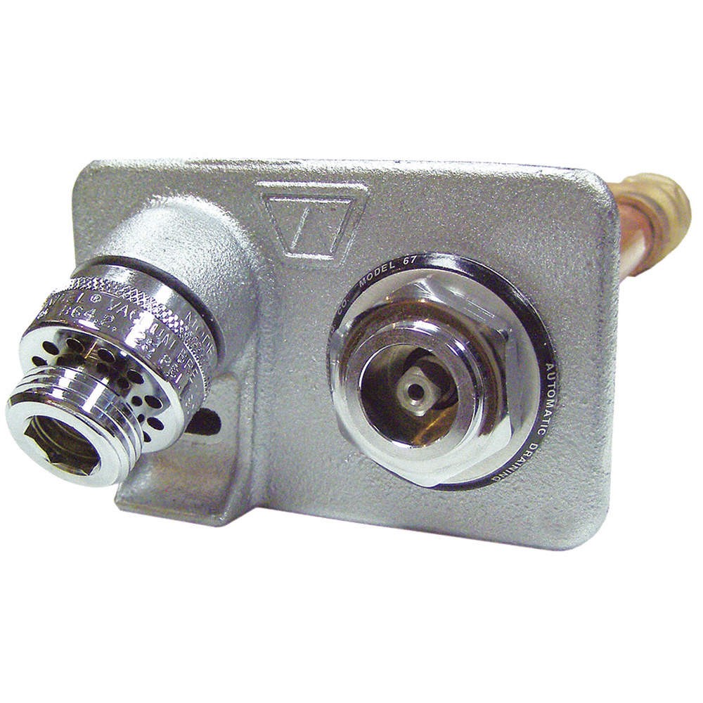 WOODFORD MFG. 65P-CC Frostproof Wall Hydrant,Close Coupled 6CHX4
