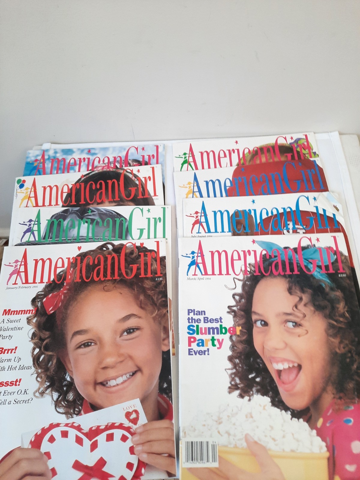 Vintage 1994-1995 American Girl Magazines Lot of 8