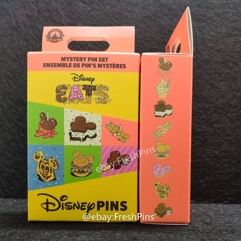 Authentic Disney Eats Snacks Food Mystery Pin Hong Kong Disneyland -1 box