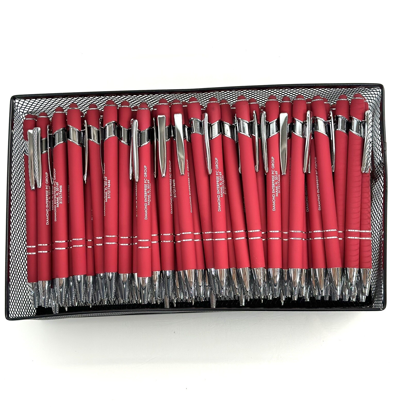 Set of 115 pcs Misprint Metal Retractable Pen with Black ink and Red Pens