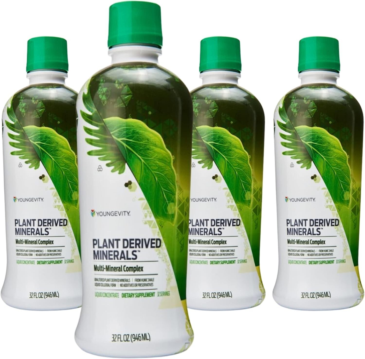 Youngevity Dr. Joel Wallach Plant Derived Minerals 32 oz 4 PACK - Youngevity Dr. Joel Wallach Plant Derived Minerals 32 oz 4 PACK -