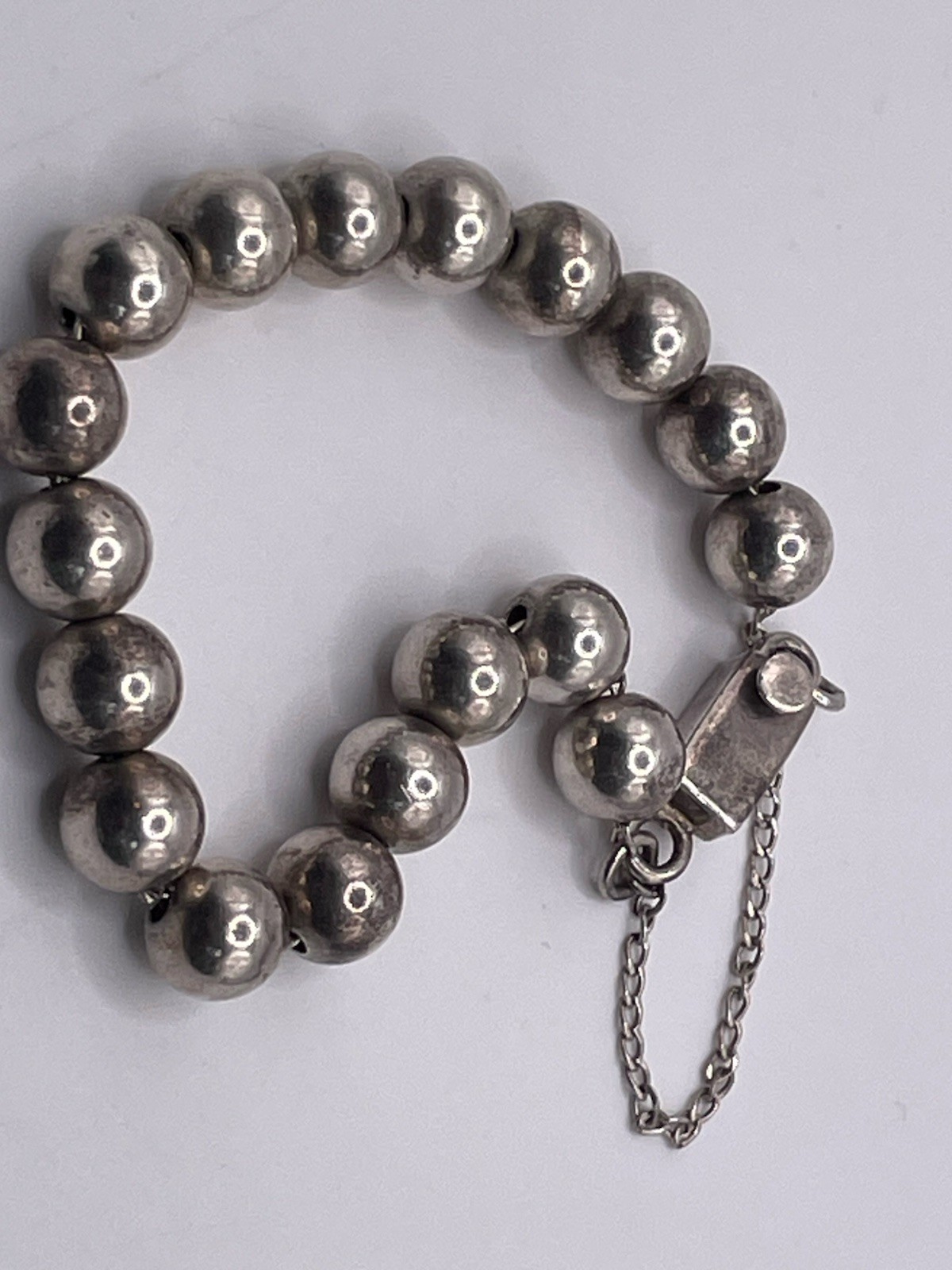 Retired Silpada Sterling Silver Bead Ball Bracelet Vintage 10mm 32 Grams Retired Silpada Sterling Silver Bead Ball Bracelet Vintage 10mm 32 Grams