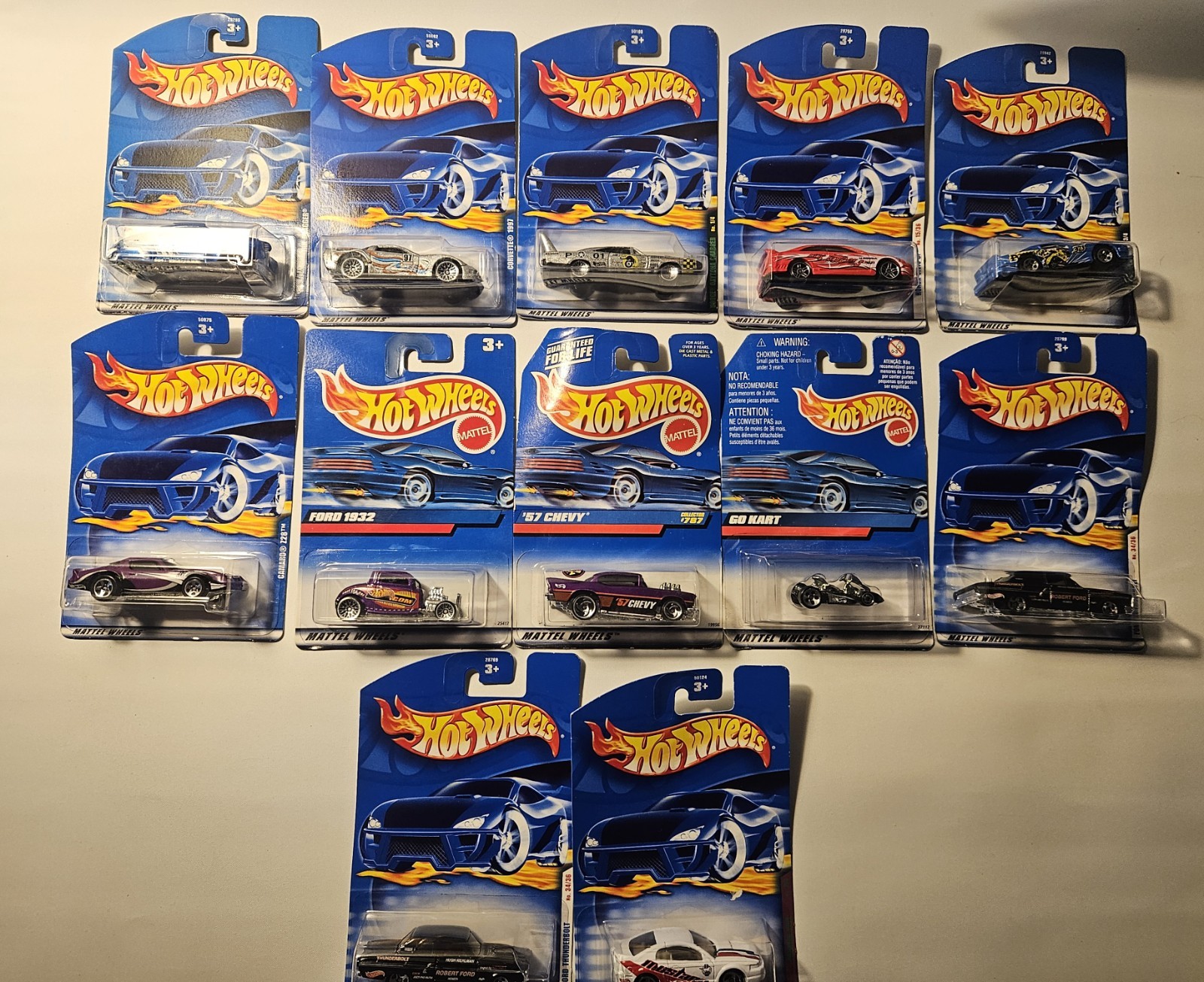 Vintage Hot Wheels Lot – Late 1990s / Early 2000s – 12 Sealed Cars