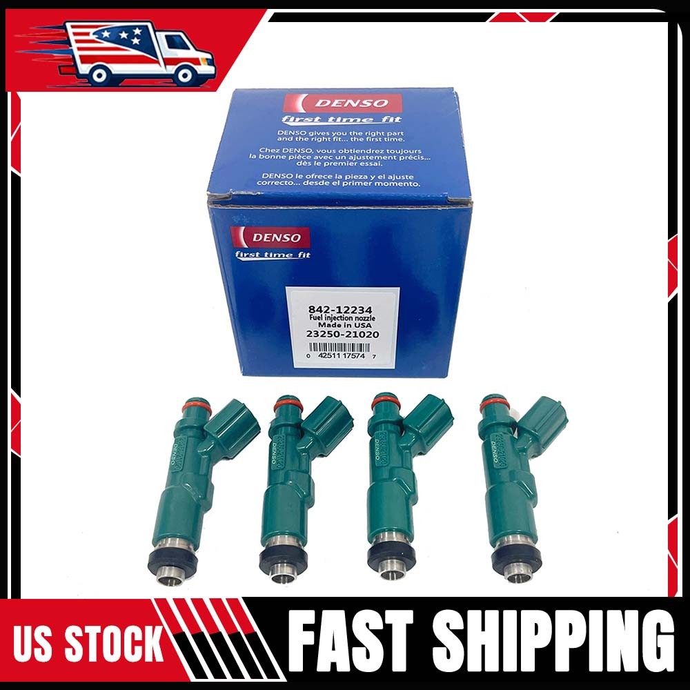 23250-21020 4x Denso Fuel Injectors For 00-09 Toyota Prius Echo Scion xA xB 1.5L 23250-21020 4x Denso Fuel Injectors For 00-09 Toyota Prius Echo Scion xA xB 1.5L