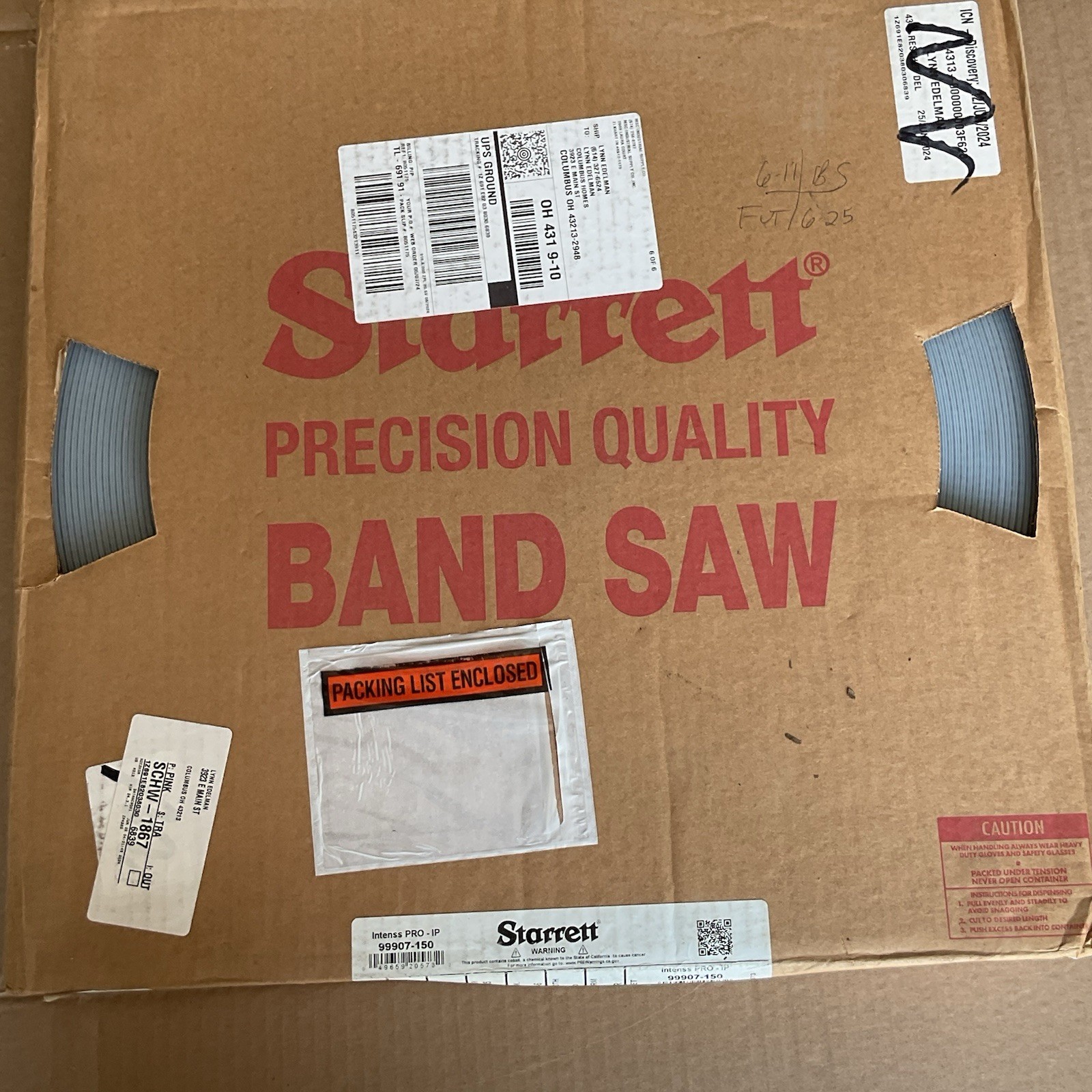 Starrett Intenss PRO-IP Bi-Metal Band Saw Blade Coil Stock 4-6 Tooth 99907-150 Starrett Intenss PRO-IP Bi-Metal Band Saw Blade Coil Stock 4-6 Tooth 99907-150