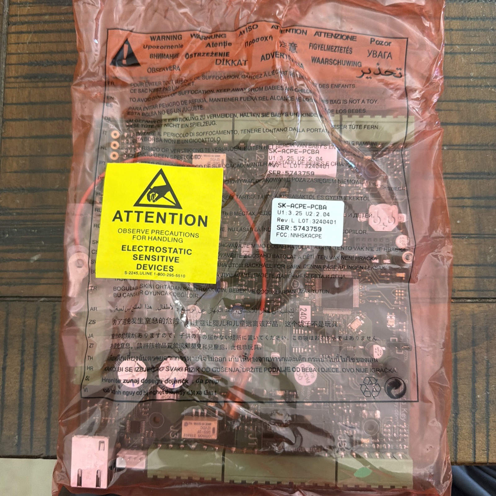SecuraKey SK-ACPE-LE Circuit Board Only New In Package SK-ACPE-PCBA No Enclosure