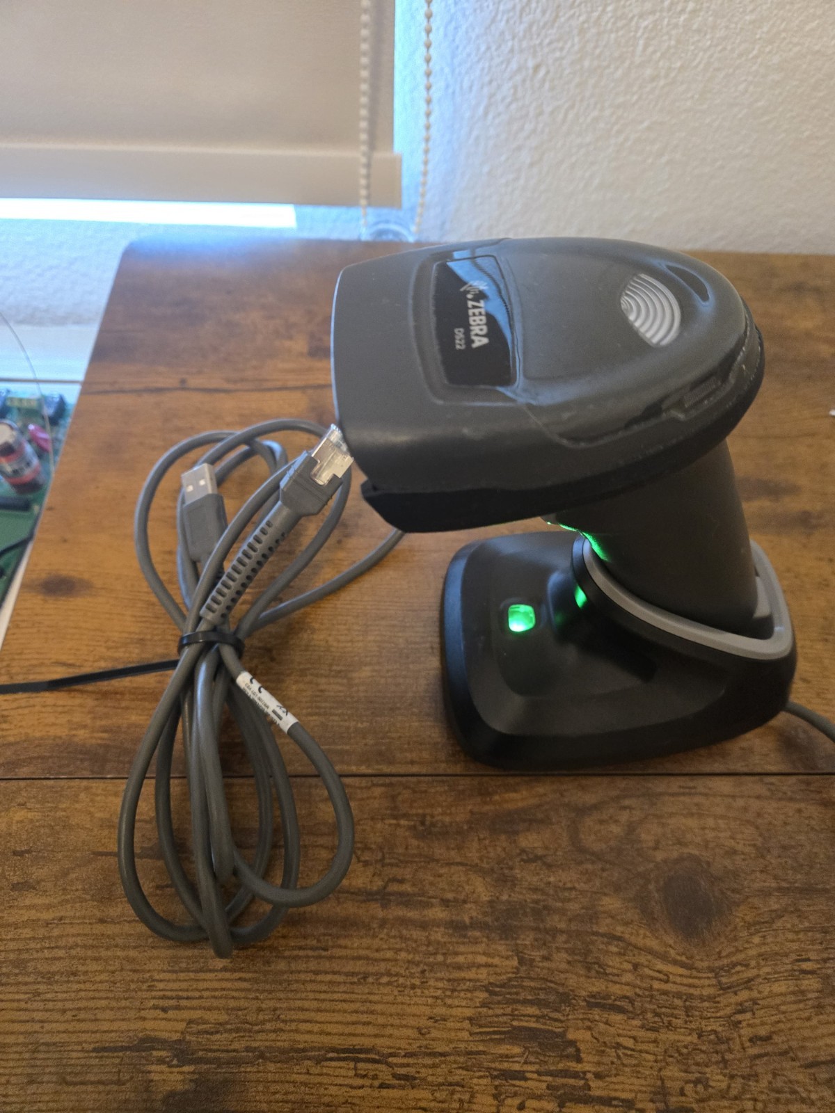 USED - Zebra Barcode Scanner DS2278 with Cradle CR2278 and Cradle w/ USB Cable