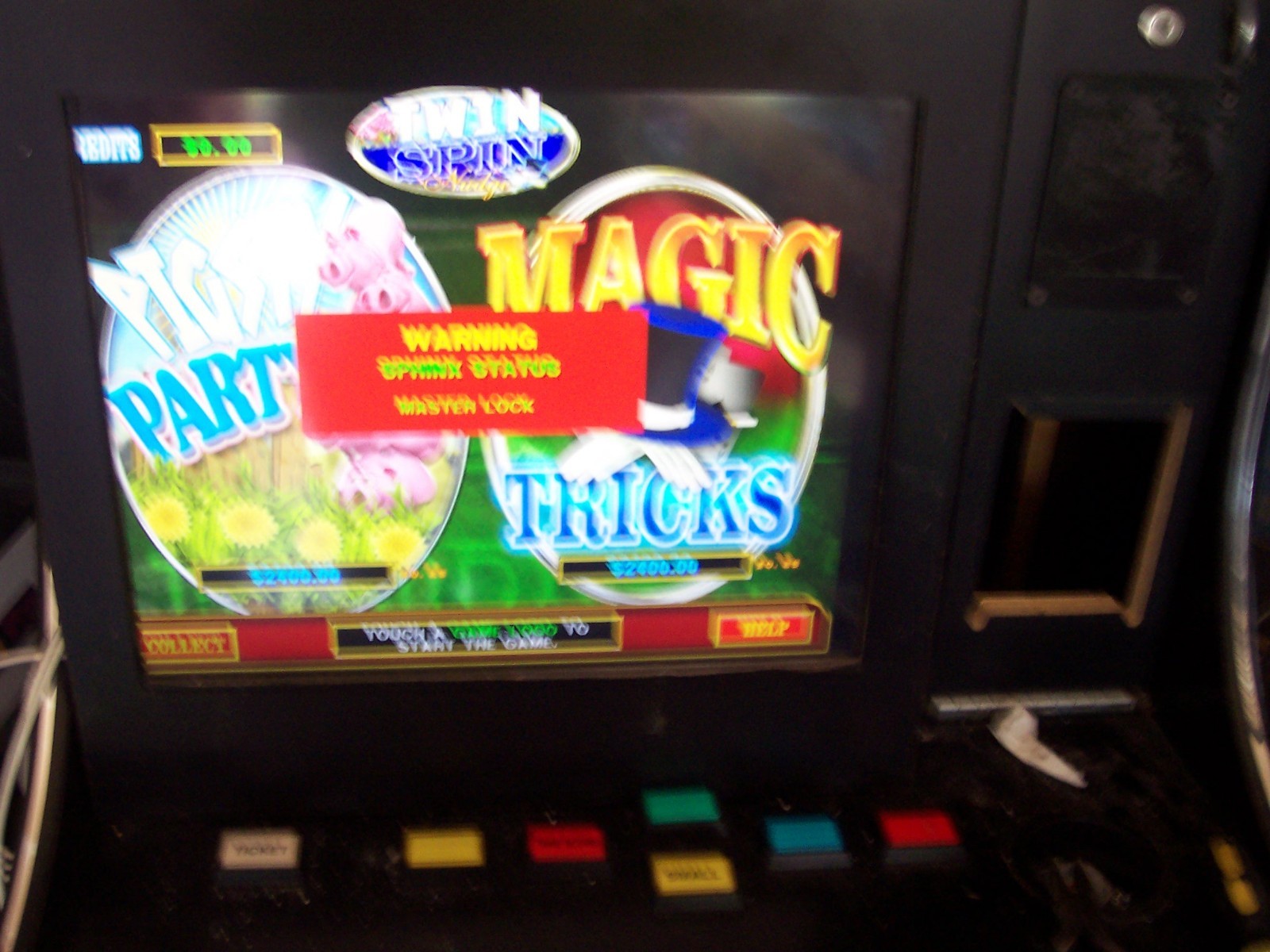 PRIMERO CADILLAC JACK TWIN SPIN HAS ERROR AS IS LOOK PRIMERO CADILLAC JACK TWIN SPIN HAS ERROR AS IS LOOK