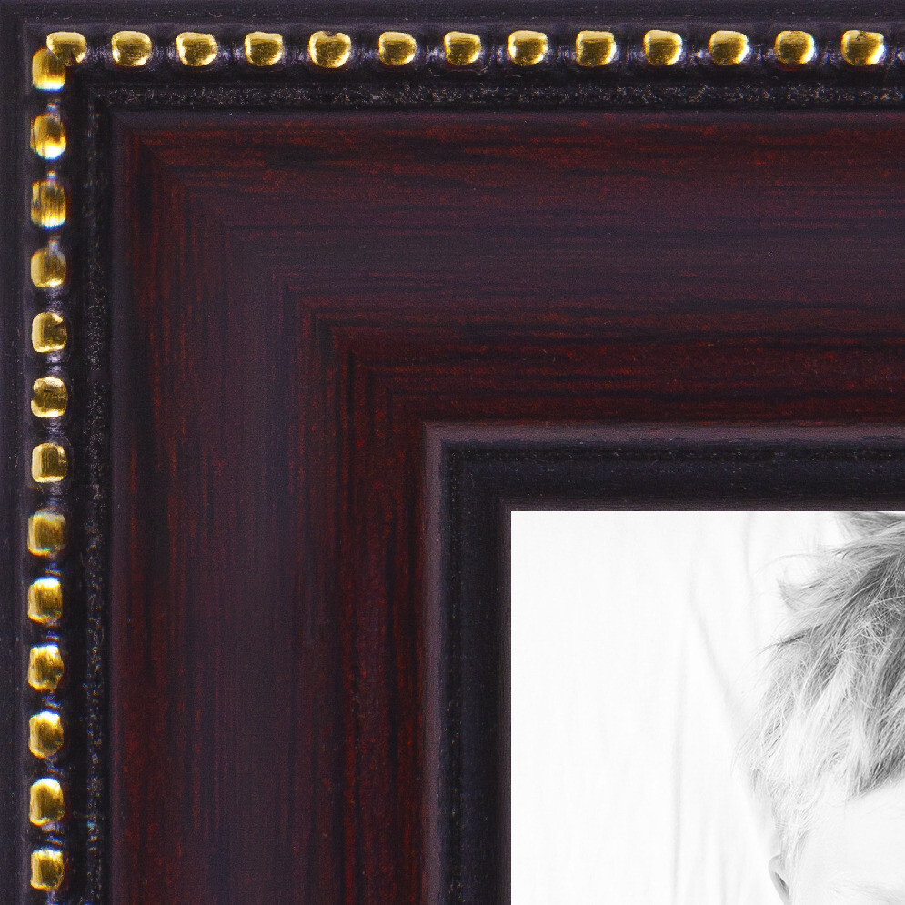 ArtToFrames Custom Picture Poster Frame Brown Mahagony 1\