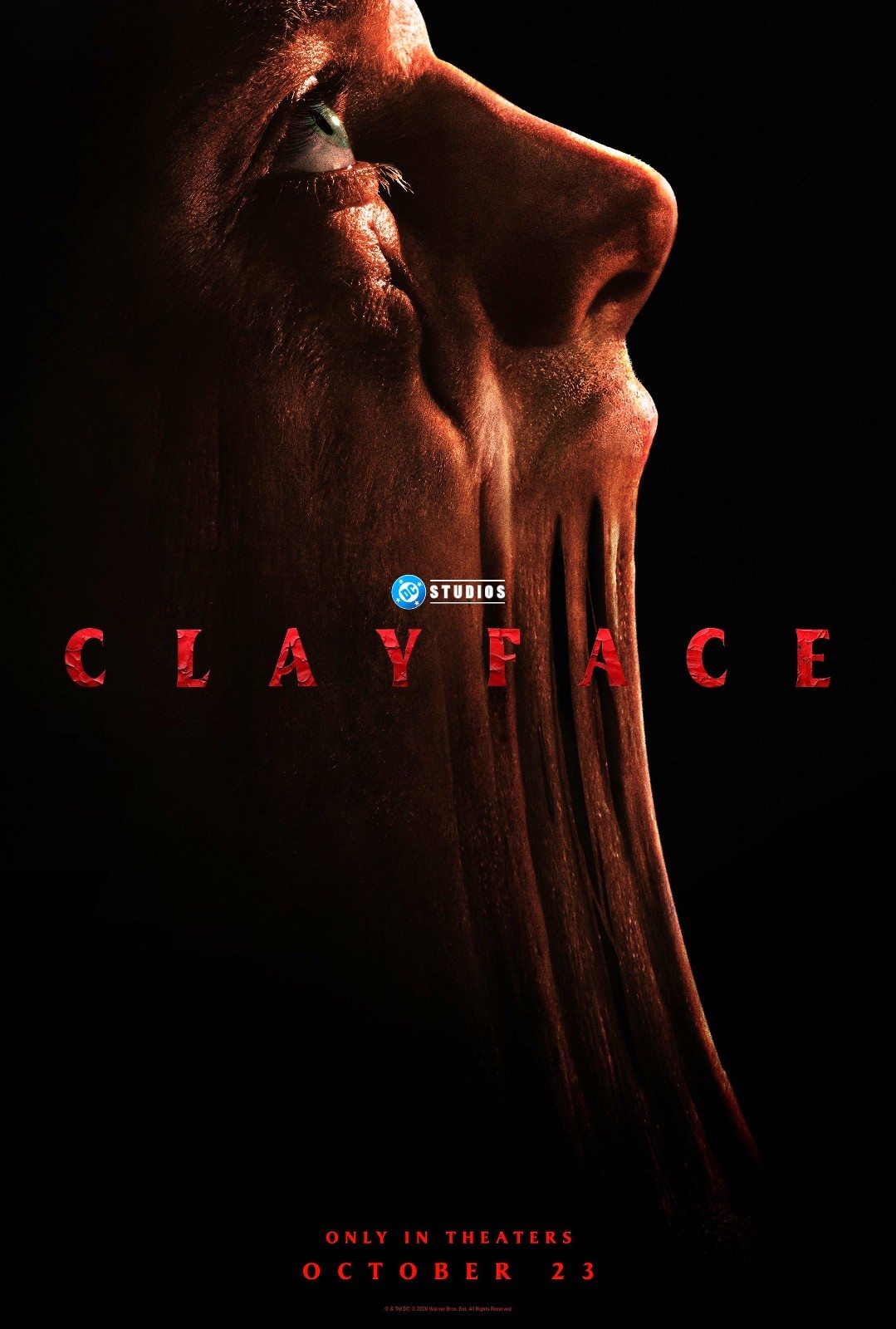 2026 Clayface Movie Poster 11X17 Tom Rhys Harries Naomi Ackie David Dencik DC 🍿