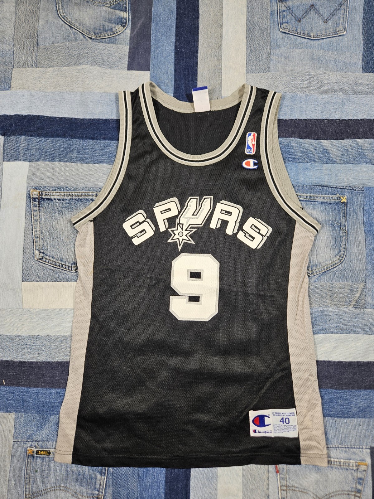 Rare 90s 2000s San Antonio Spurs Tony Parker Champion Jersey Rare 90s 2000s San Antonio Spurs Tony Parker Champion Jersey