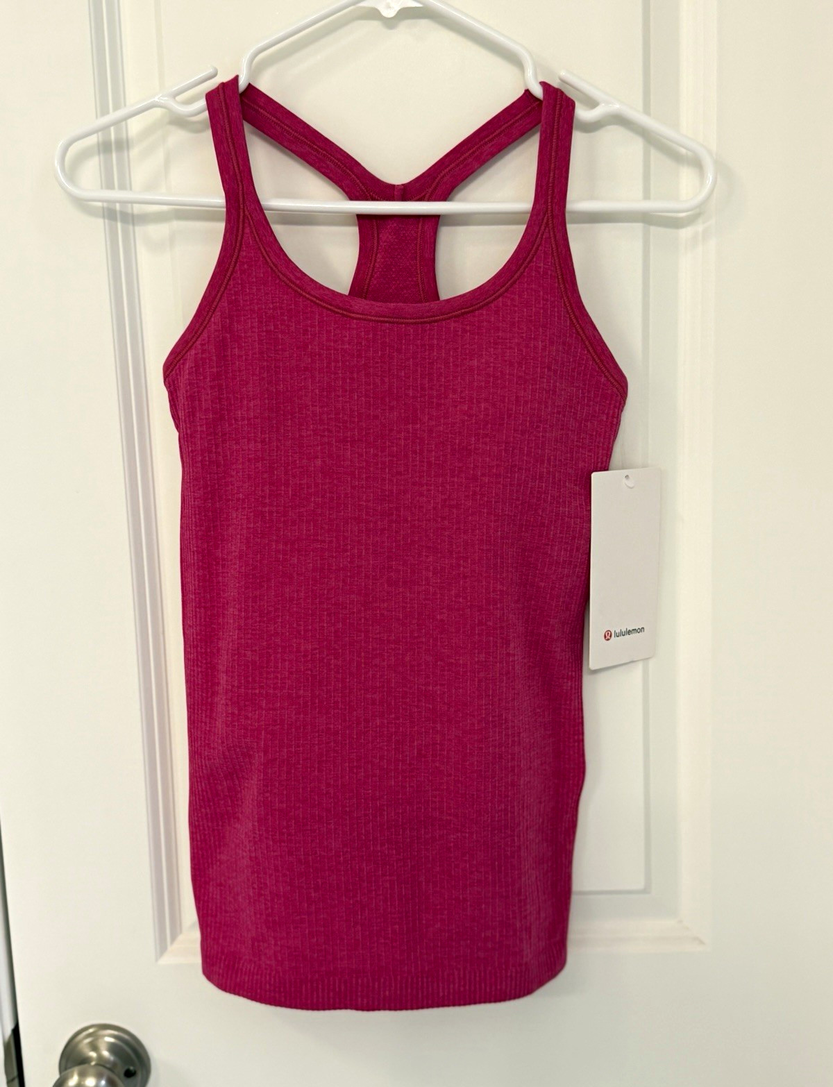NWT Lululemon Ebb to Street Size 8 in Pink Flare NWT Lululemon Ebb to Street Size 8 in Pink Flare