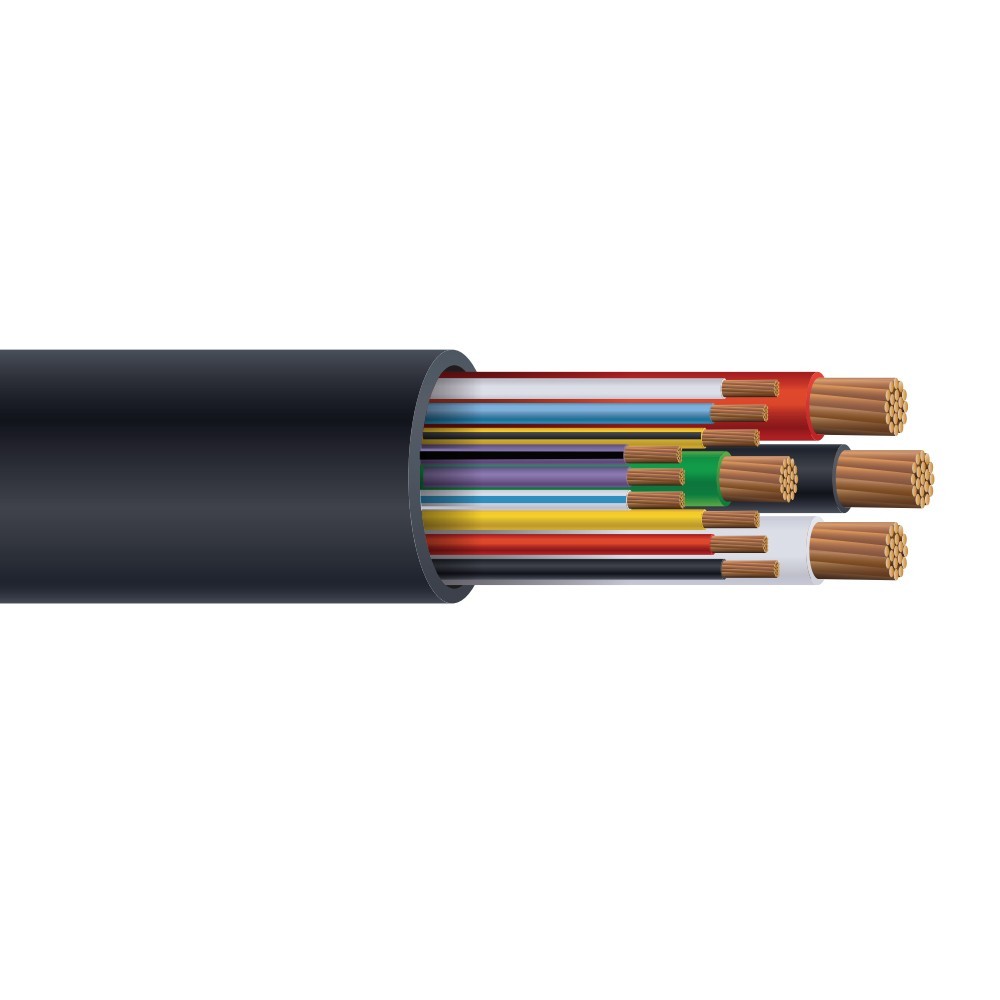 PER FOOT 2/3 with #6 Ground + 18/9C TC-ER-JP 26KW Generator Cable (115 Amp) 600V