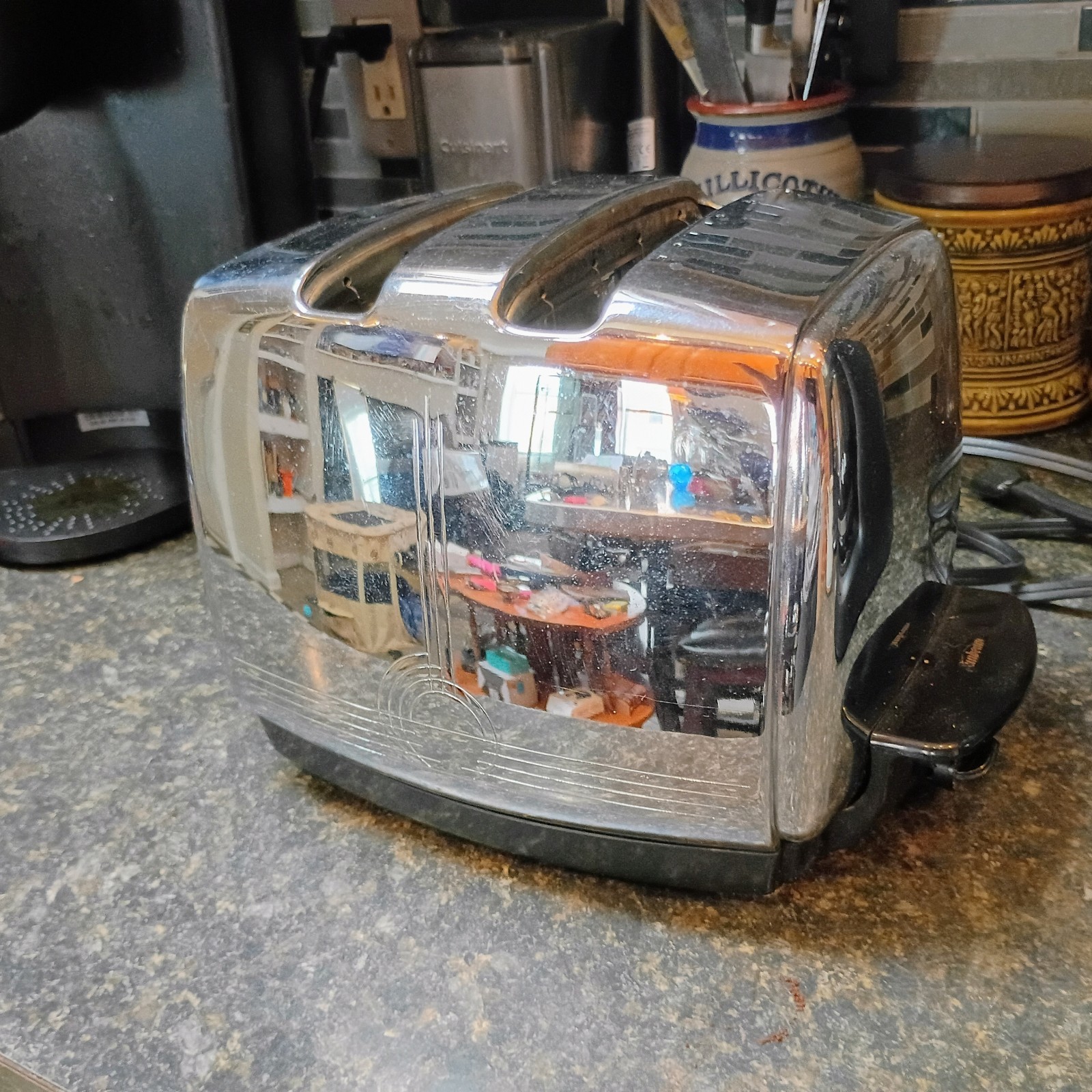 VINTAGE 1950s Sunbeam T-20C Radiant Control Chrome Toaster WORKS -Excellent Cond VINTAGE 1950s Sunbeam T-20C Radiant Control Chrome Toaster WORKS -Excellent Cond