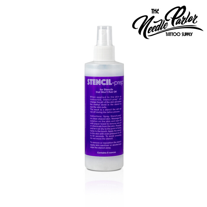 Stencil Prep Spray For Tattoo Stencil Transfer- Made In USA (8 oz - 1 pcs) Stencil Prep Spray For Tattoo Stencil Transfer- Made In USA (8 oz - 1 pcs)