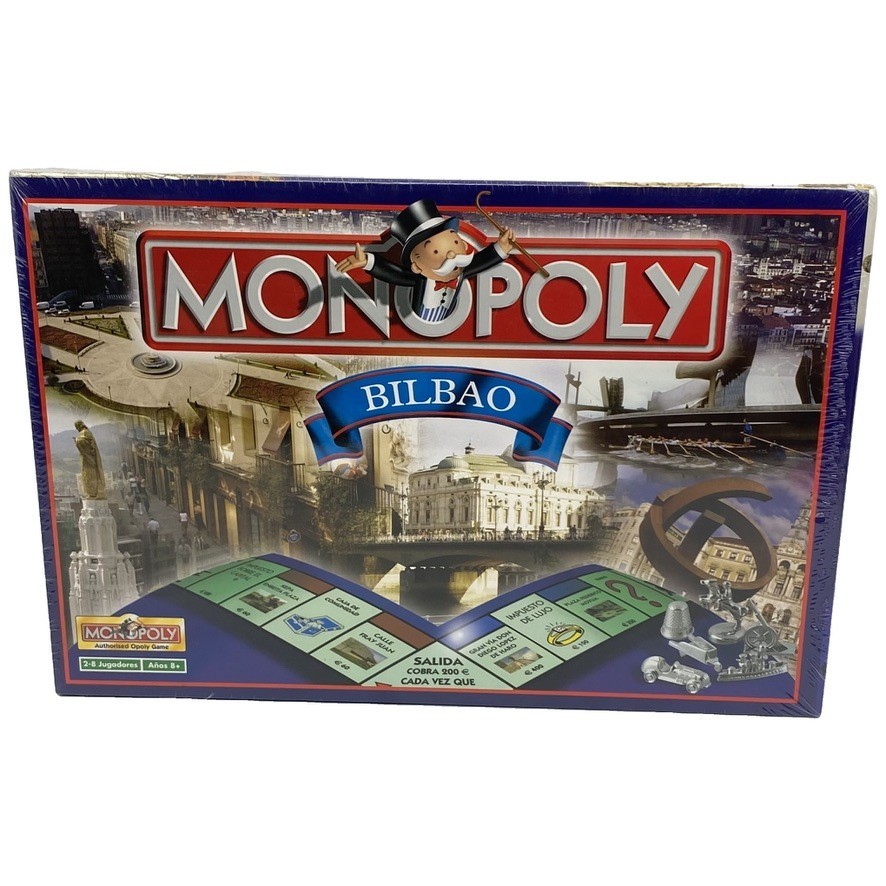 Monopoly Bilbao Spain Board Game Spanish 2005 Hasbro New Sealed Rare