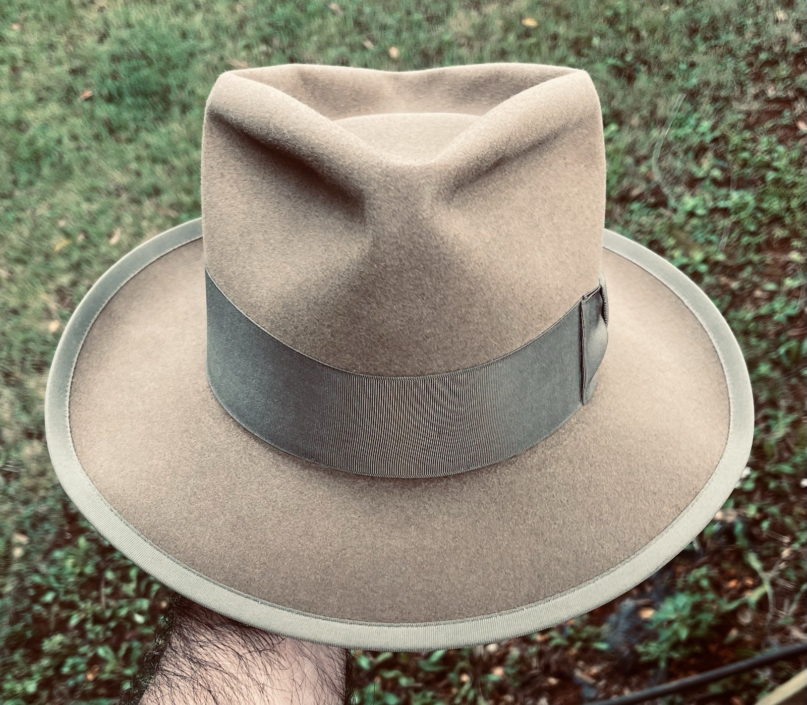 Vintage 1950s Premier Knox Fifth Avenue NY Fur Felt Fedora Brown 57cm READ Vintage 1950s Premier Knox Fifth Avenue NY Fur Felt Fedora Brown 57cm READ
