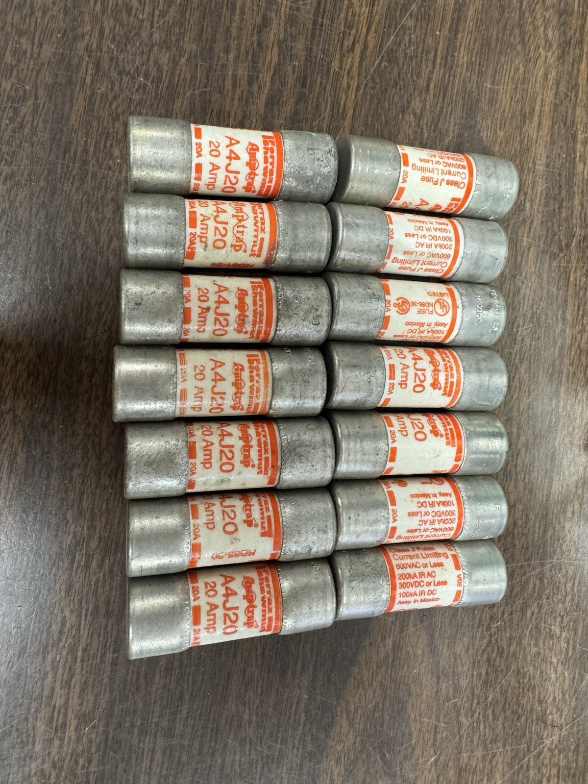 Gould A4J20 20A-600V Fuse NOS Lot Of 14
