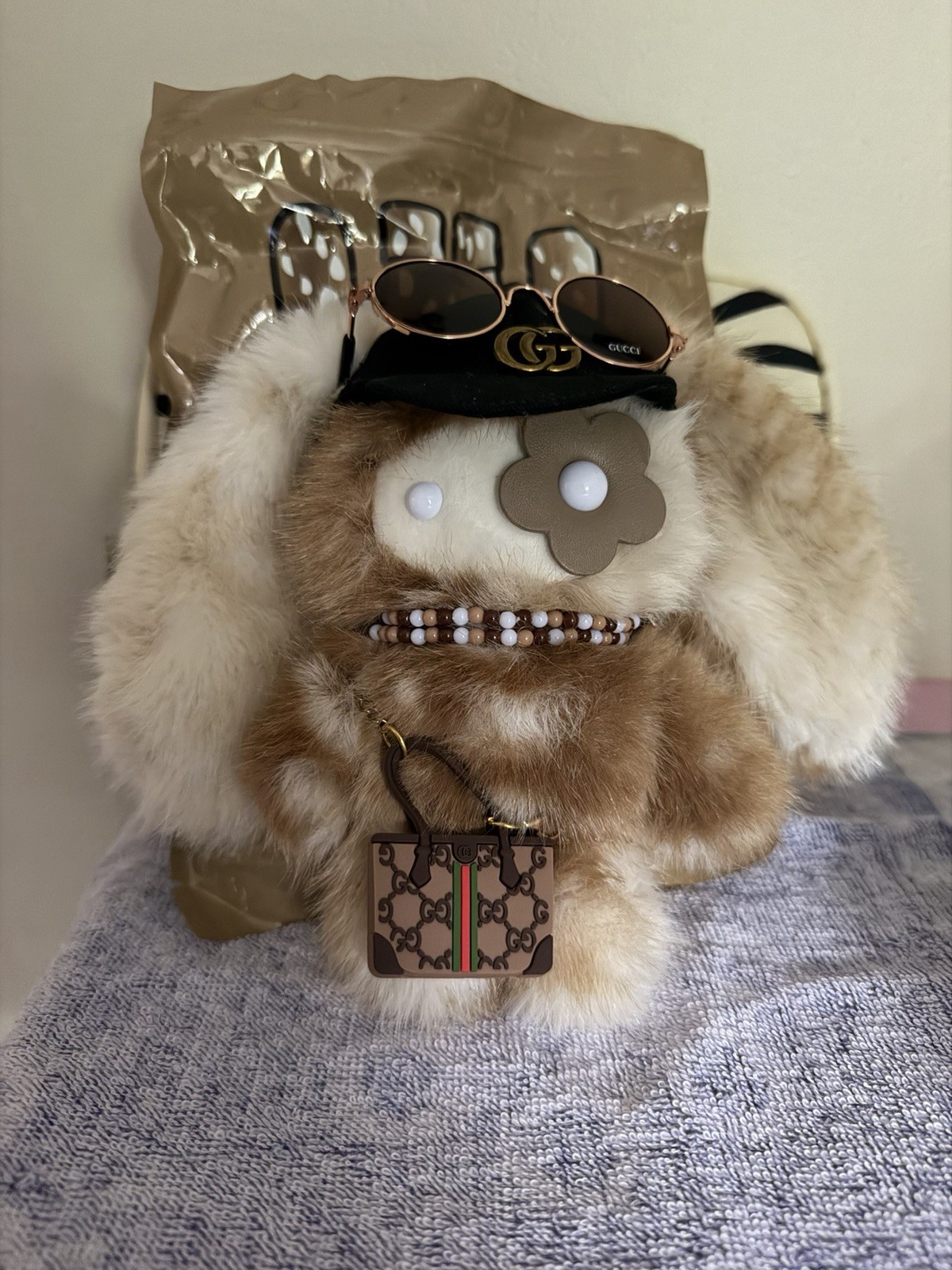 juju Brown/Cream Bunny ultra rare Plush JuJu juju Brown/Cream Bunny ultra rare Plush JuJu