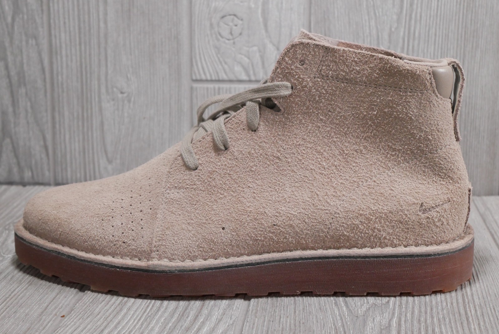New Rare Sample Nike Lab Air Sauble 2012 Suede Beige Shoes Mens Size 9