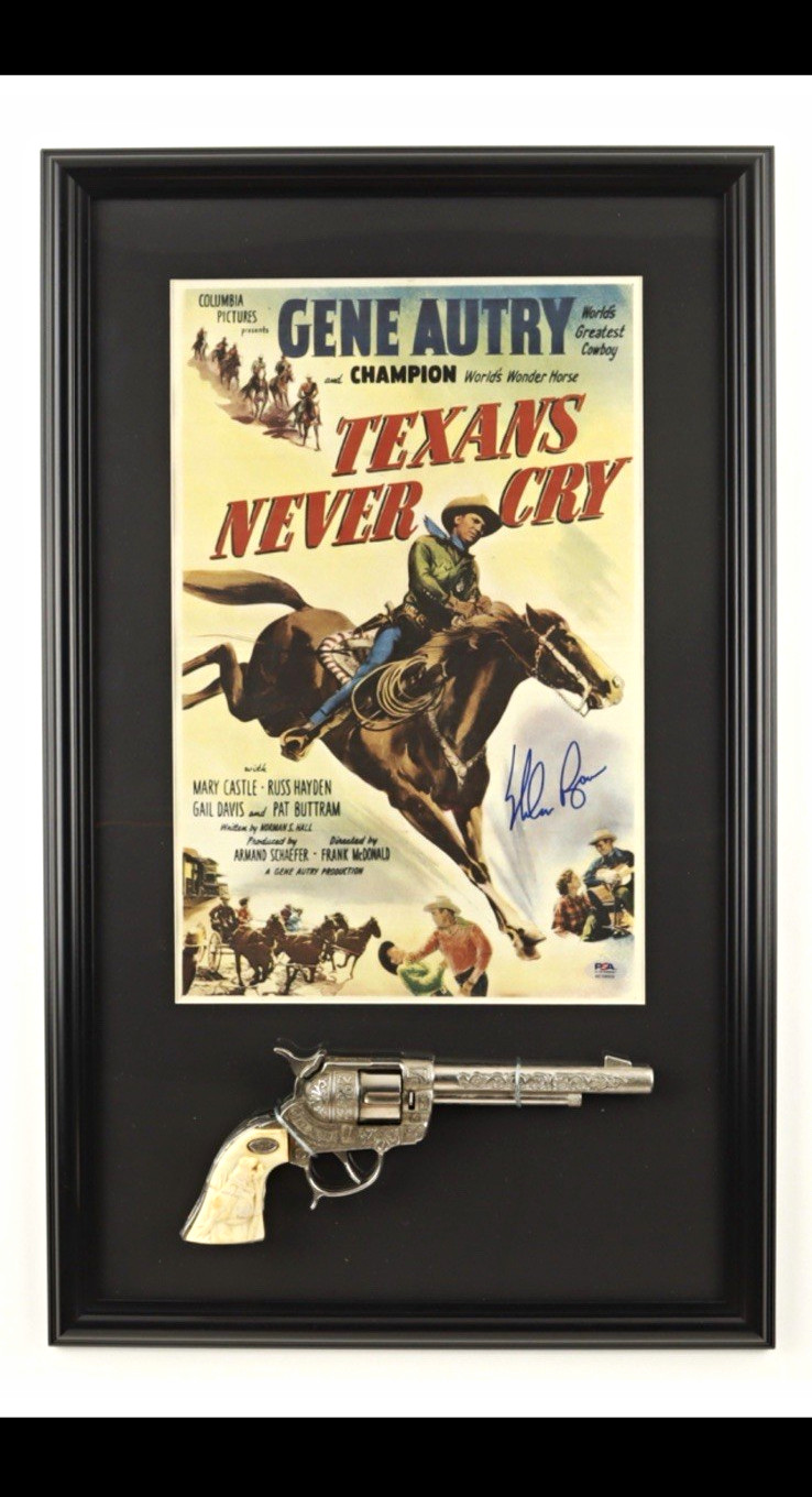 Nolan Ryan Signed “Texans Never Cry\