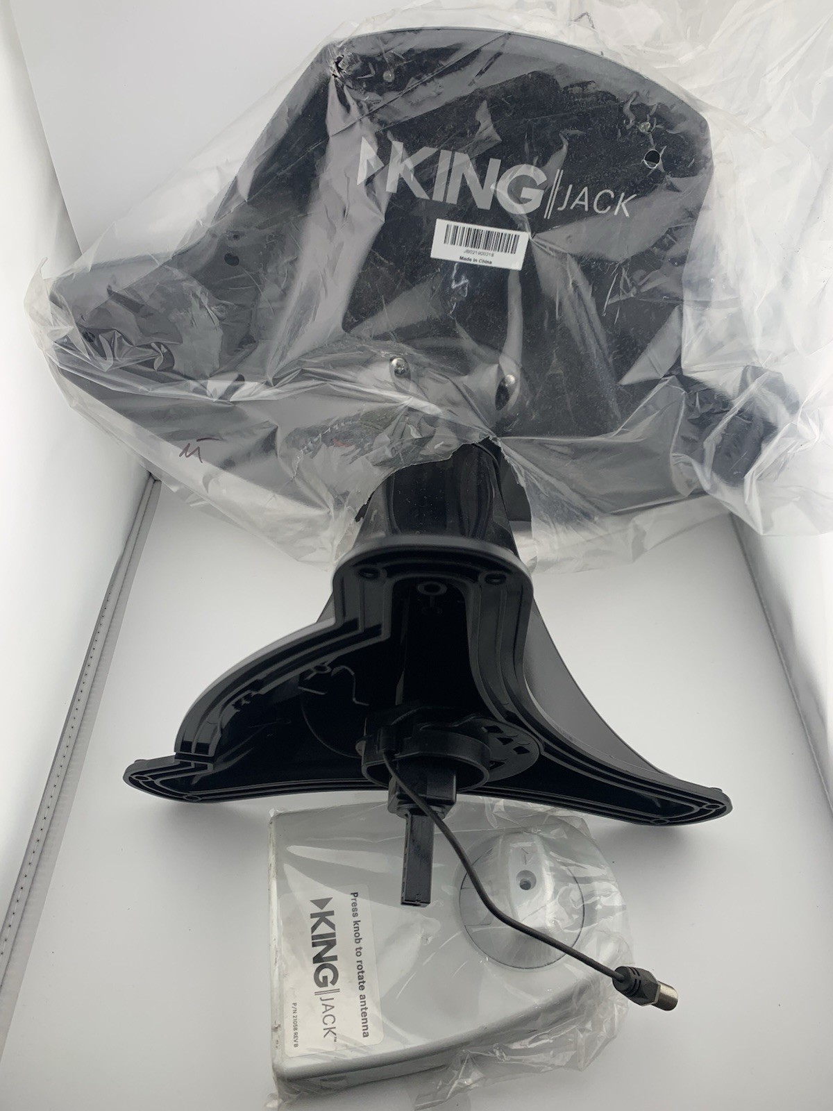King Jack Digital HDTV Over The Air Antenna New No Original Box OA8501 King Jack Digital HDTV Over The Air Antenna New No Original Box OA8501