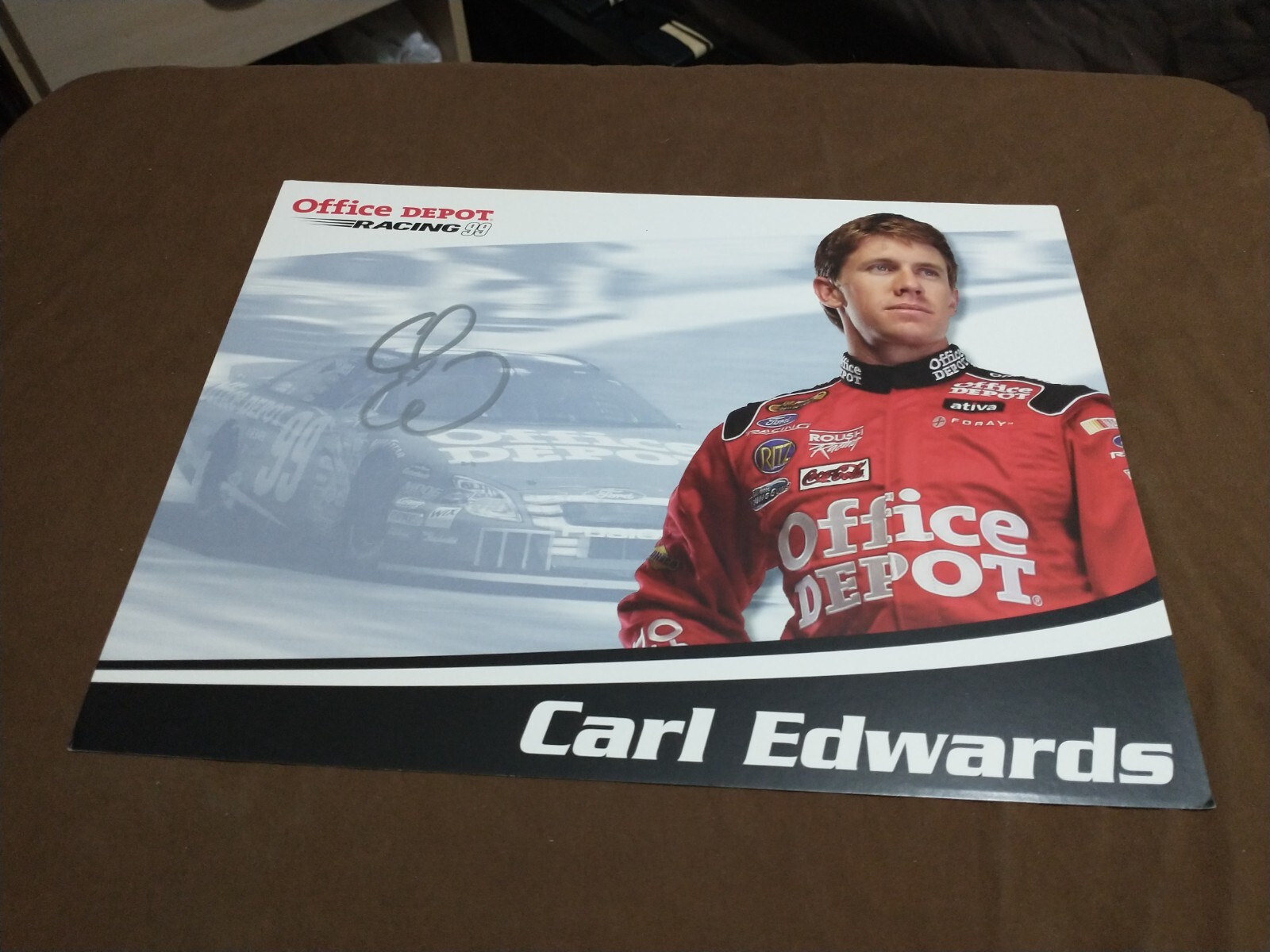 Carl Edwards - NASCAR - Autographed Hero Card Carl Edwards - NASCAR - Autographed Hero Card