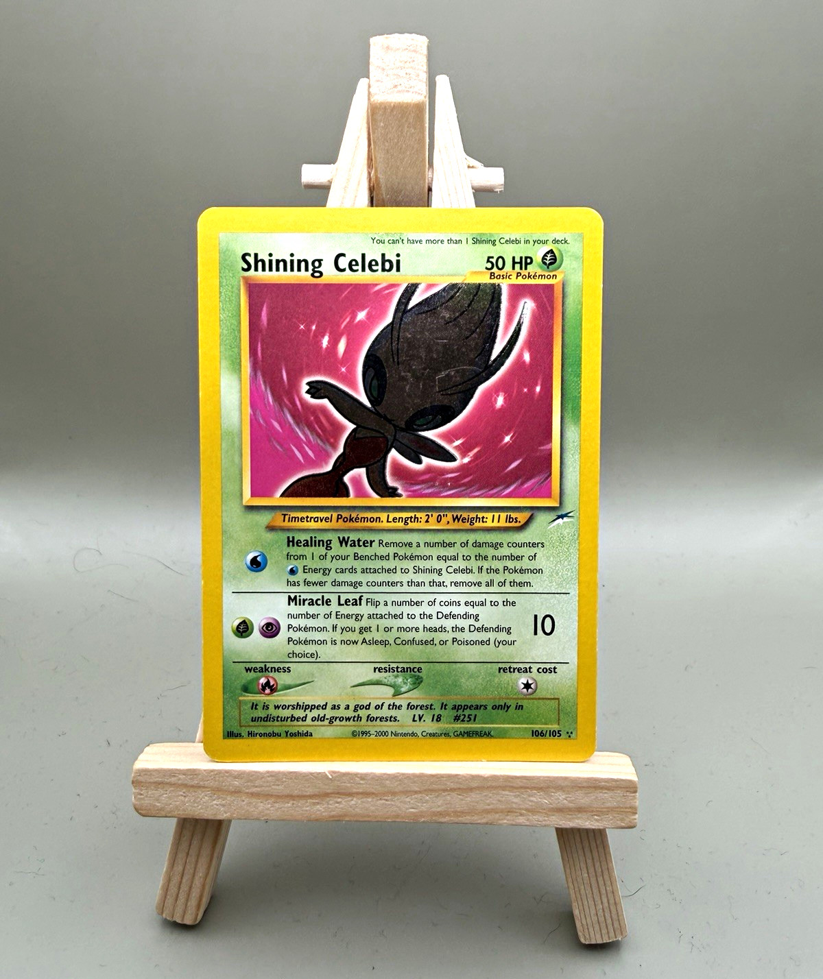 SUPER CLEAN - Shining Celebi Neo Destiny Holo Secret Rare English Unlimited