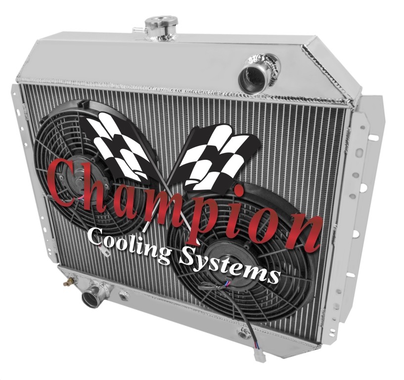 ER Champion 3 Row Radiator W/ 2 12\