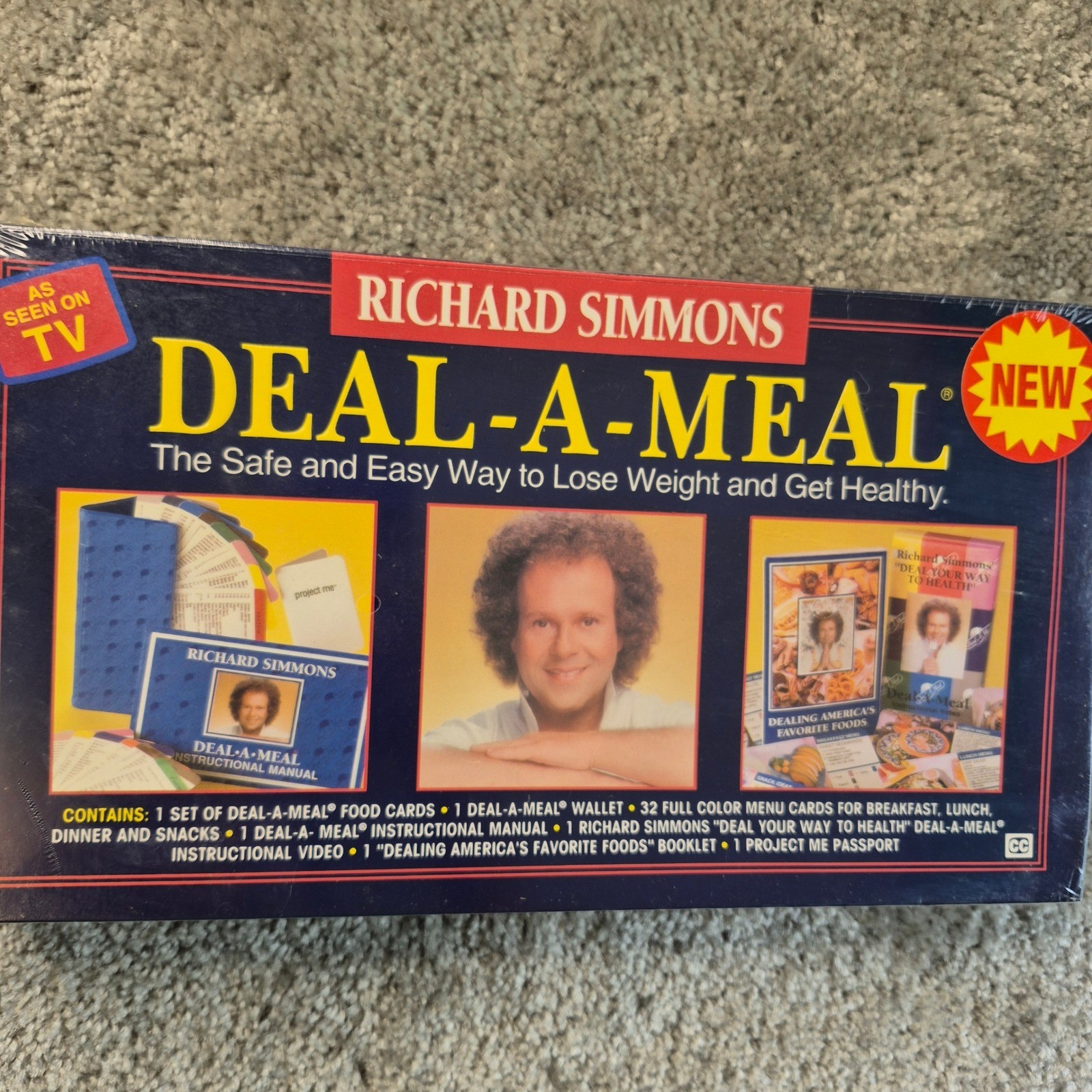 Richard Simmons Deal-A-Meal Vintage 1993 Weight Loss System New Sealed Box