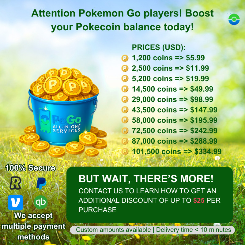 Pokémon GO PokéCoins Service | Safe + Secure | Huge Bundle Discounts in minutes