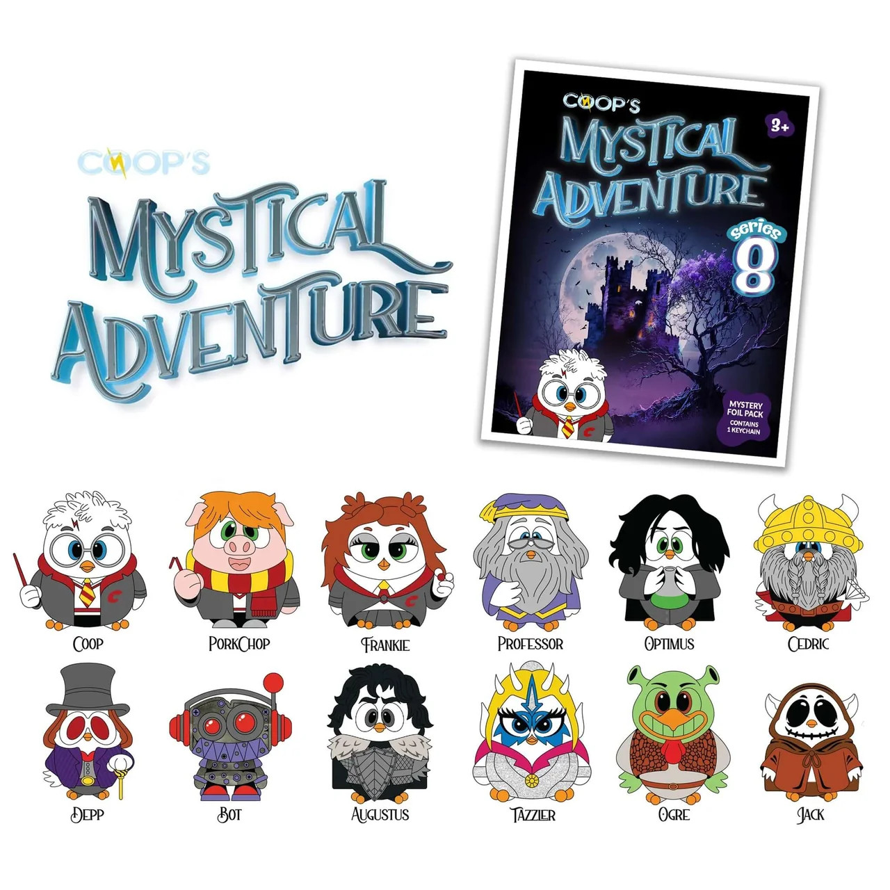 Variety Coop squad Mystical Adventure Coop- Bag of 12, plus Golden/Silver chance Variety Coop squad Mystical Adventure Coop- Bag of 12, plus Golden/Silver chance