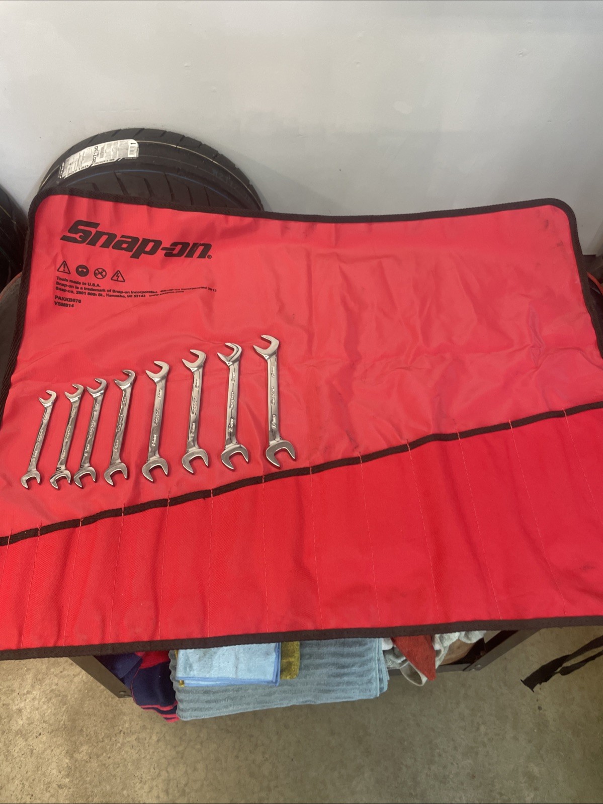 7 pc Metric Flank Drive Plus Four-Way Angle Open-End Wrench Set 10mm–15mm & 17mm