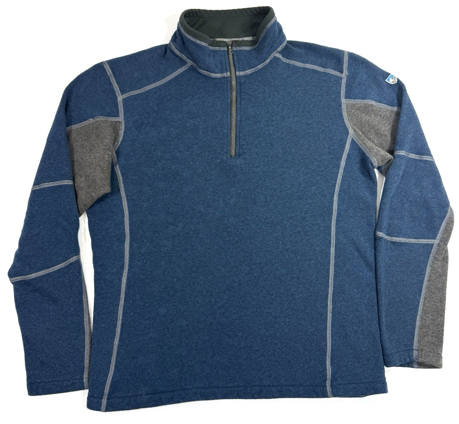 Kuhl Mens Revel 1/4 Zip Pullover Kashmira Fleece Jacket Sz Large Hiking 3007 Kuhl Mens Revel 1/4 Zip Pullover Kashmira Fleece Jacket Sz Large Hiking 3007
