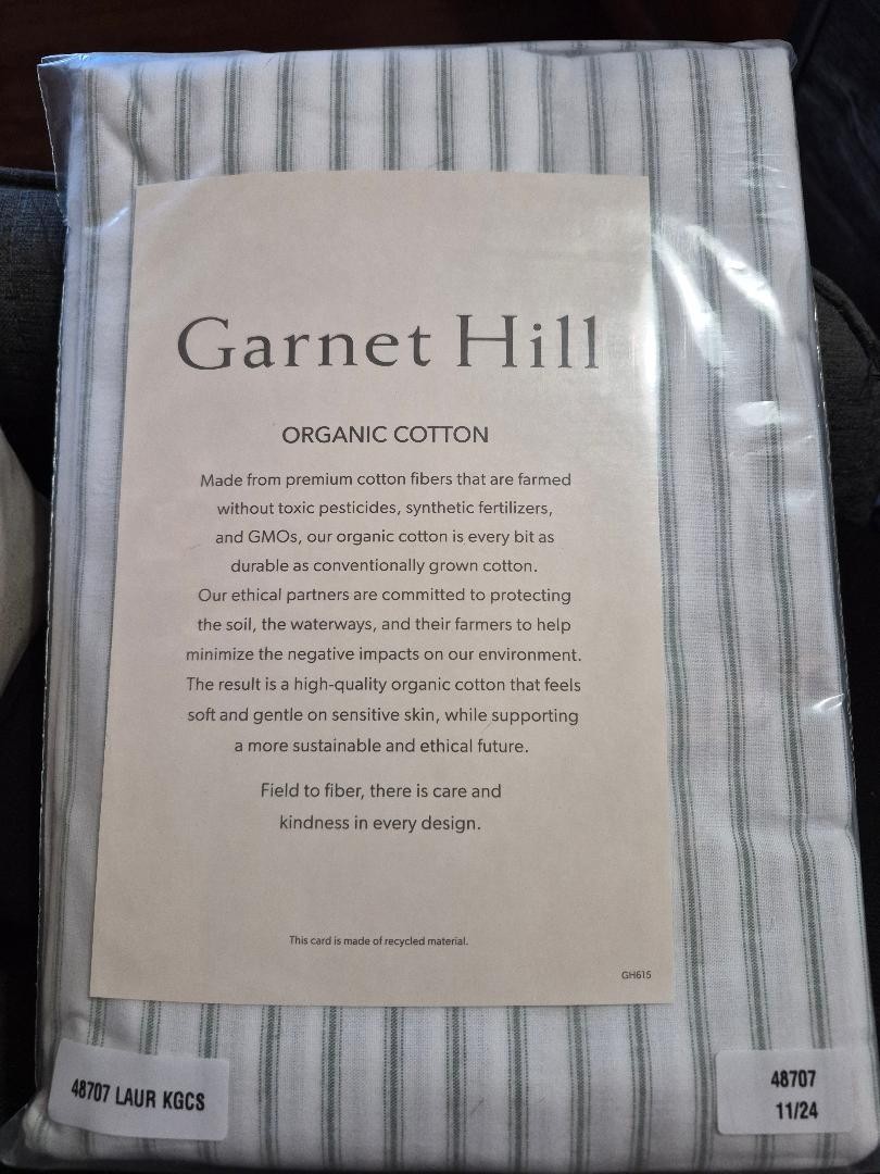 Garnet Hill Organic Cotton Pillow cases Garnet Hill Organic Cotton Pillow cases