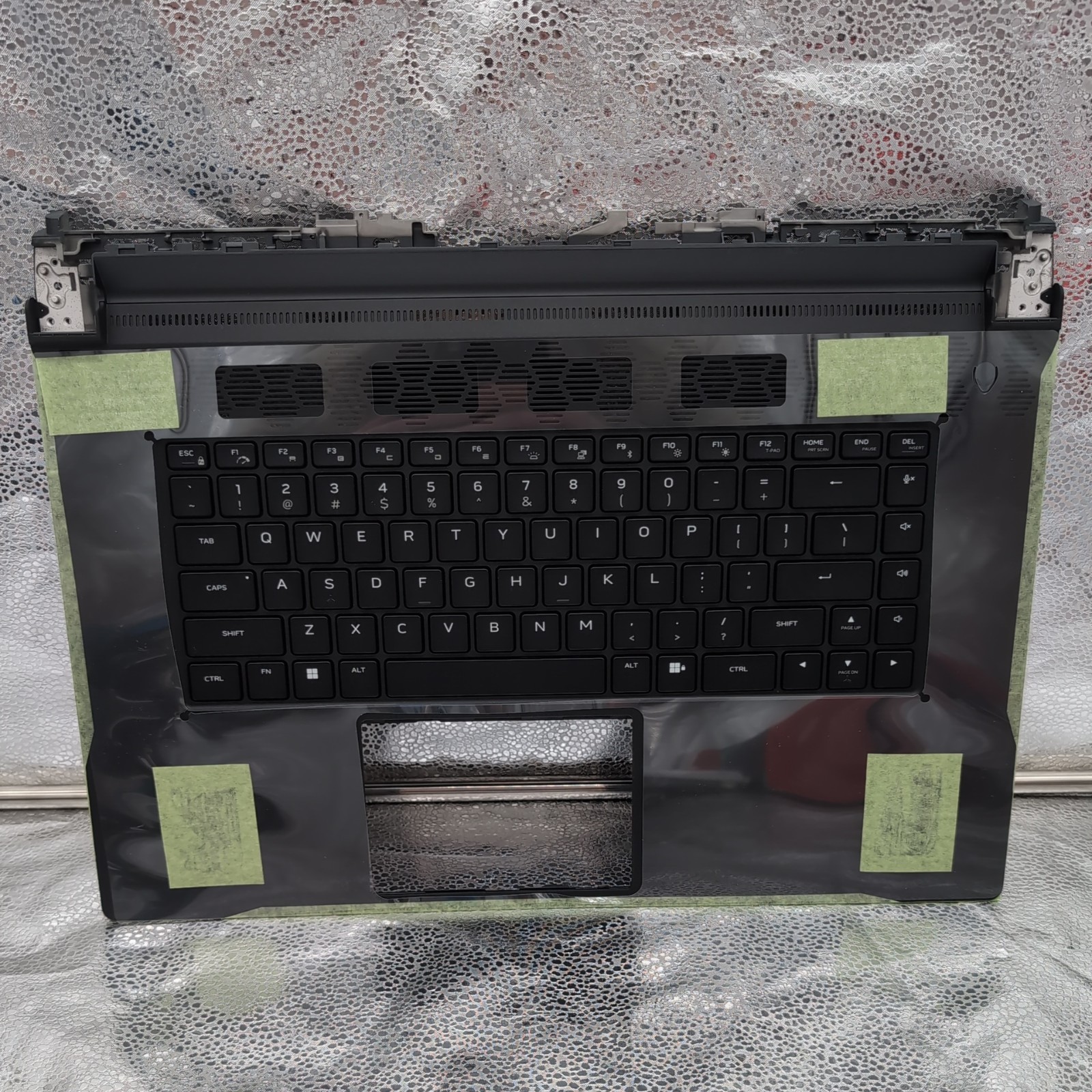 Alienware M17 R5 AMD Palmrest Cherry MX Mechanical Keyboard Assembly X3NH1 READ