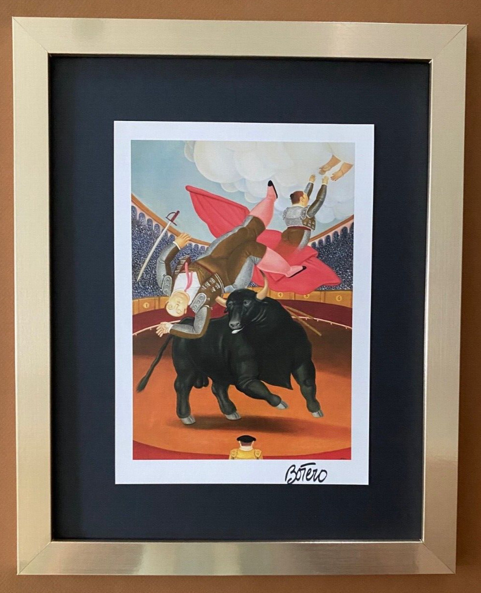 FERNANDO BOTERO ART | ICONIC VINTAGE PRINT | SIGNED | FRAMED READY TO DISPLAY FERNANDO BOTERO ART | ICONIC VINTAGE PRINT | SIGNED | FRAMED READY TO DISPLAY