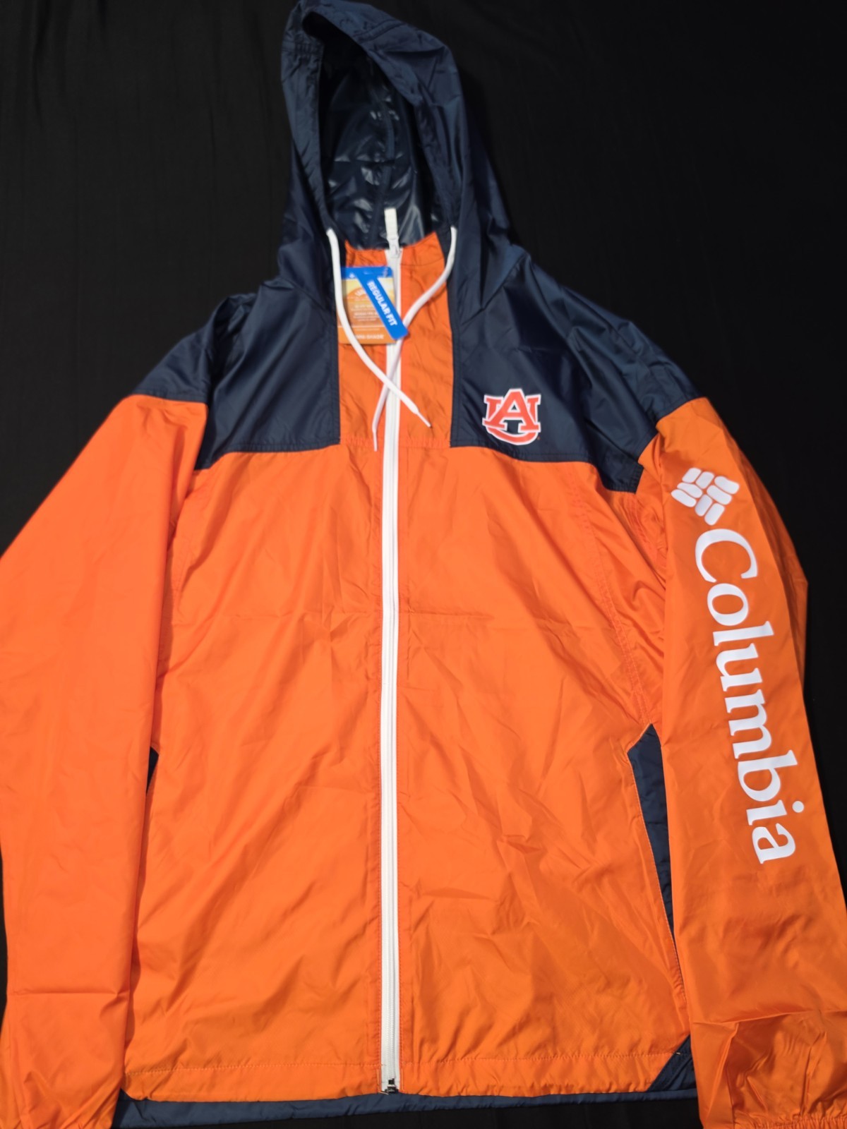 New Men's Columbia Auburn Tigers Flash Challenger Windbreaker Jacket Extra Large New Men's Columbia Auburn Tigers Flash Challenger Windbreaker Jacket Extra Large