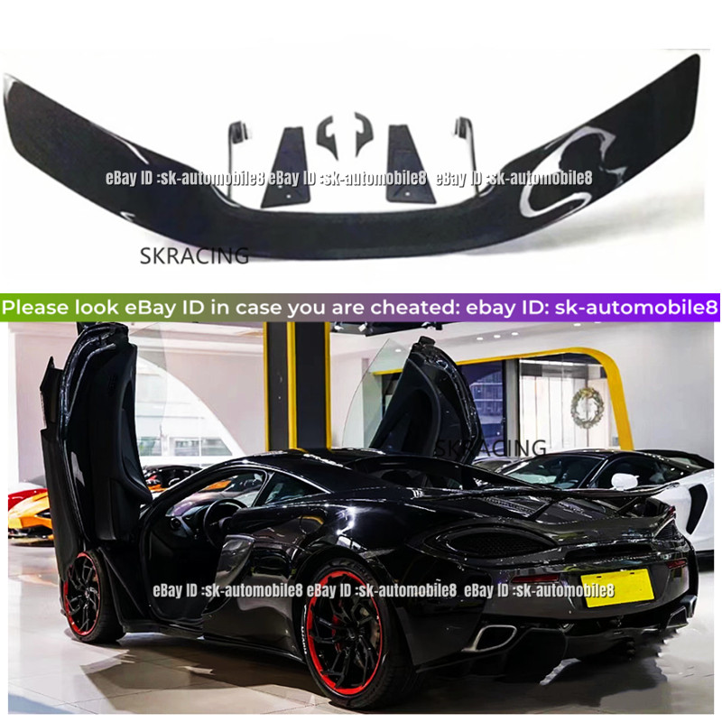 For 2015-2019 McLaren 540C 570S 570GT Real Carbon Fiber Rear Trunk Spoiler Wing