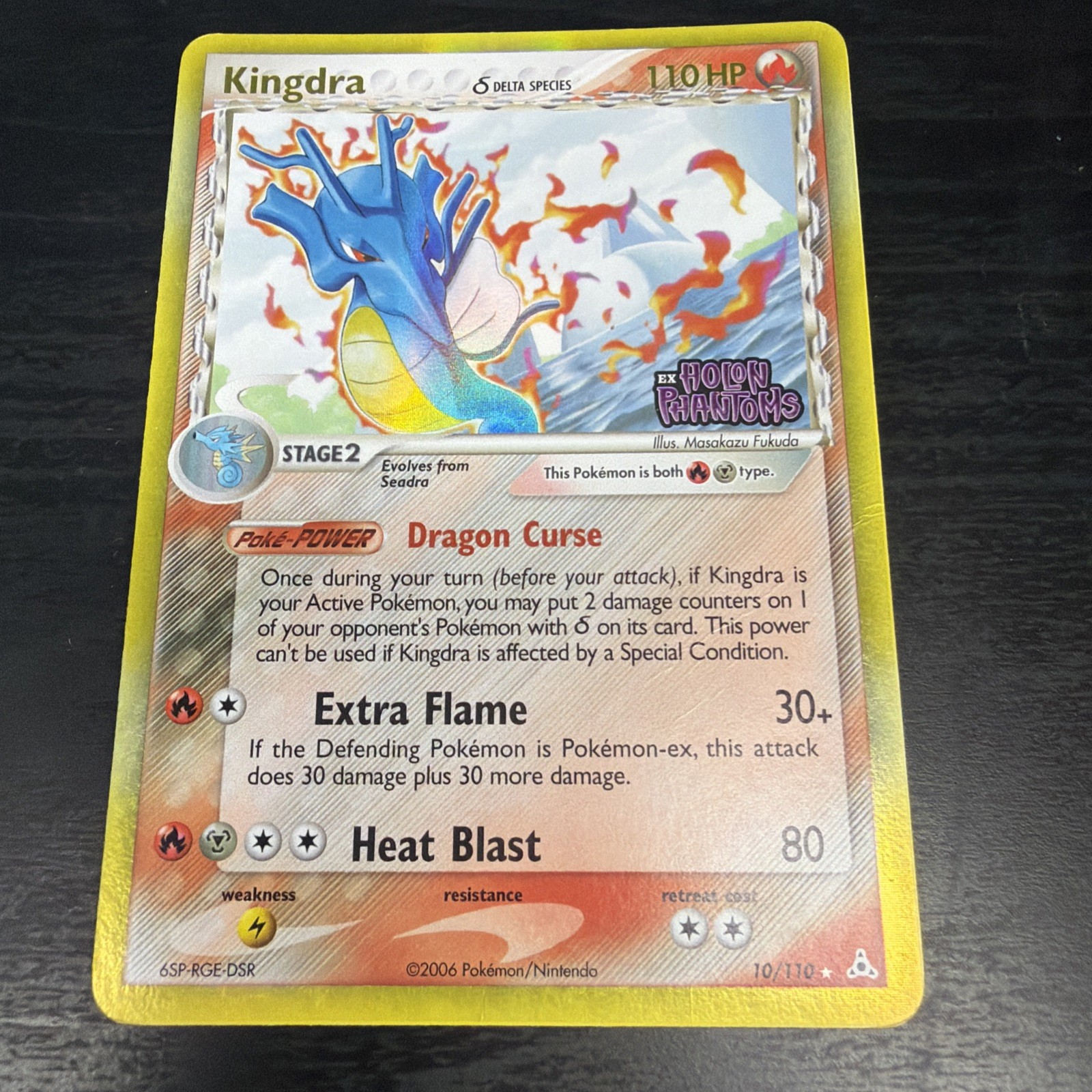 Pokemon TCG Kingdra (Delta Species) 10/110 EX Holon Phantoms Reverse Holo Pokemon TCG Kingdra (Delta Species) 10/110 EX Holon Phantoms Reverse Holo