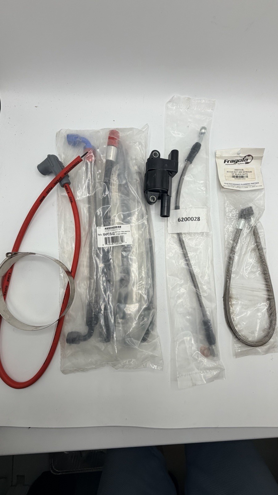 Redhorse Fragola Performance Hoses Lines Fittings Ignition Parts Mixed Lot #018 Redhorse Fragola Performance Hoses Lines Fittings Ignition Parts Mixed Lot #018