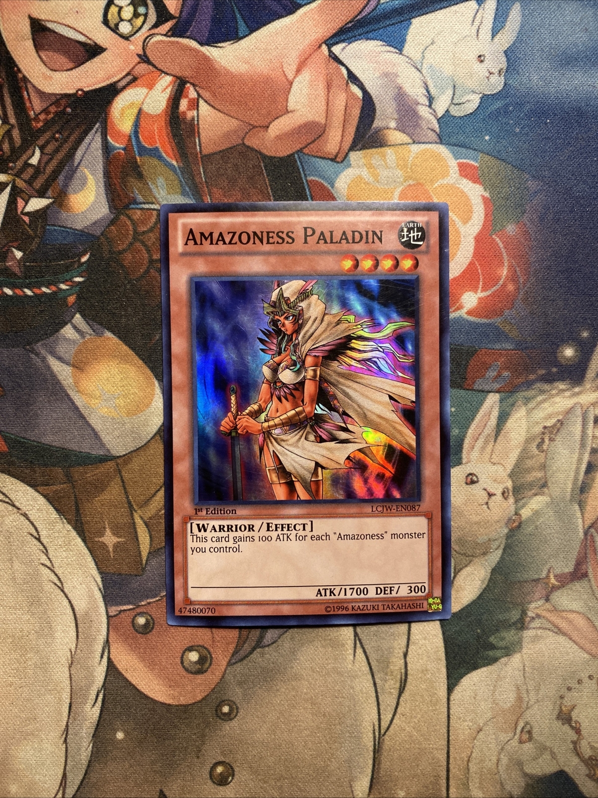 Amazoness Paladin - LCJW-EN087 Super Rare 1st ed NM Yugioh Card