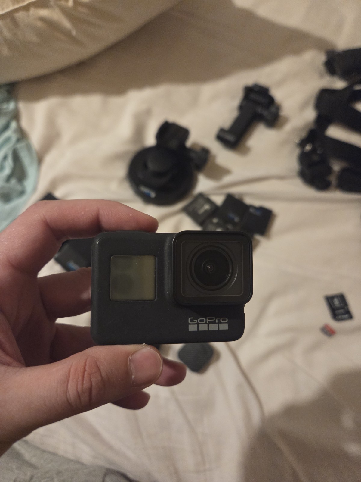 GoPro Hero 7 Black Camera with Accessories Large Bundle