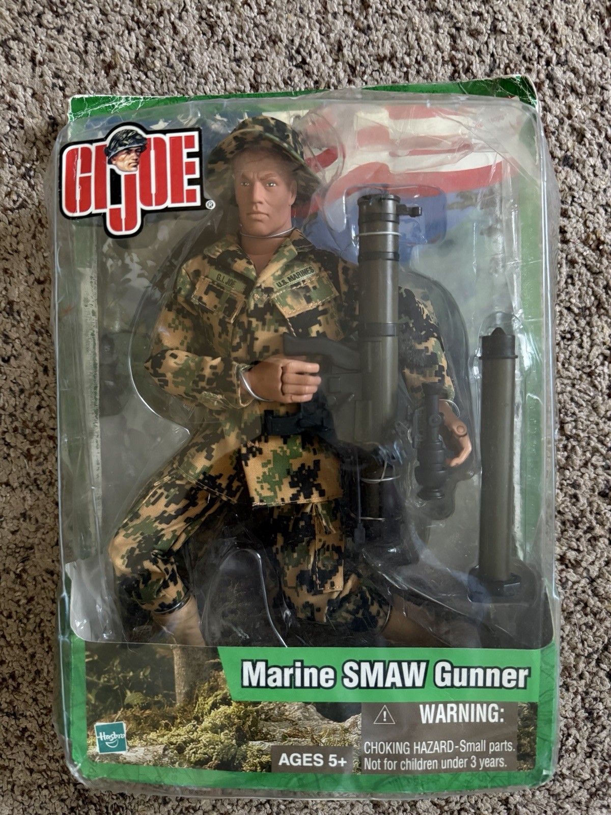 2003 Hasbro GI Joe Marine SMAW Gunner 12” USMC Action Figure New in Package 2003 Hasbro GI Joe Marine SMAW Gunner 12” USMC Action Figure New in Package