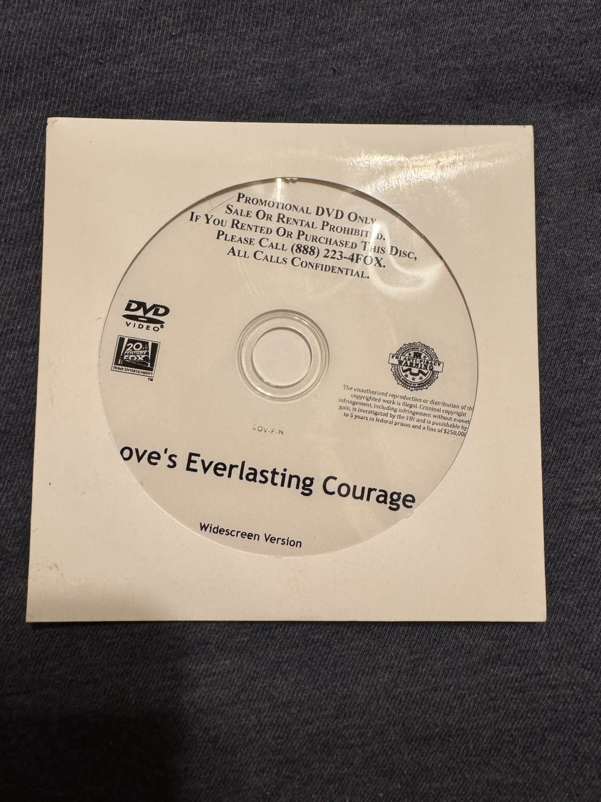 Loves Everlasting Courage (DVD, 2012) New Promotional Loves Everlasting Courage (DVD, 2012) New Promotional