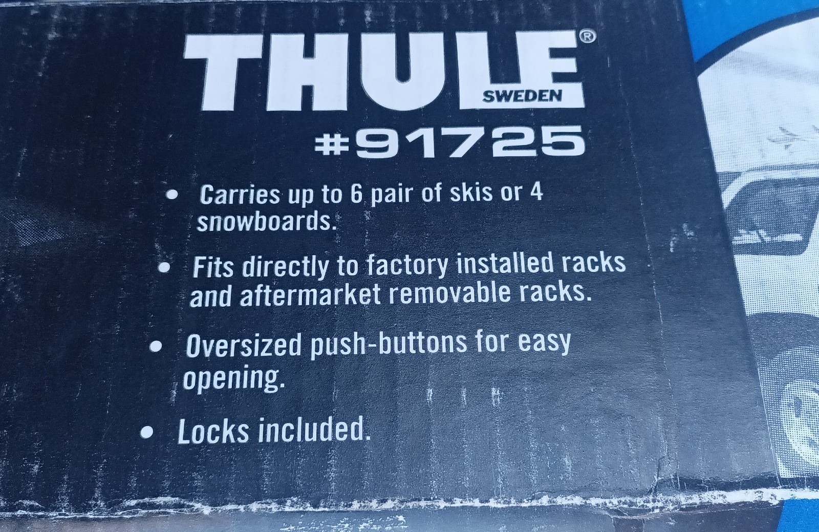 Thule Sweden Universal Flat Top Roof Rack for Vehicles  92725 free delivery