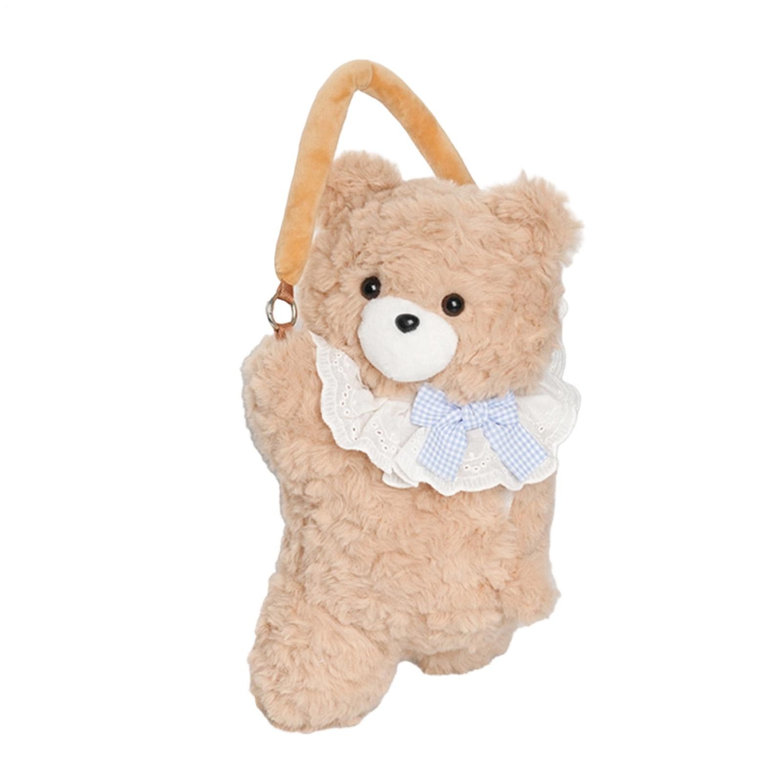 1pc Cute Bear Tissue Box Cover Hanging Plush Tissue Box Holder for Car